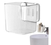 Générique Floating Shelf Refrigerator Organizer, Wall-Mounted Storage Bins, PET & PP Adhesive Cabinet Door Racks for Spices and Small Items, Efficient Kitchen Storage Solution, 4.72x5.12x4.72 Inches