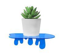 Générique Floating Wall Shelf, Acrylic Display Shelf Organizer, Bathroom Storage, High-Transparency Aesthetic Shelving, for Books, Plants, Photo Frame, Perfume, 18x10.4x11.5cm