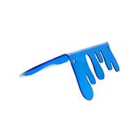 Générique Floating Walls Shelf, Acrylic Wall Organizer, 7.09x4.09x4.53 inches, Display Rack, Aesthetic Minimalist Design, Easy Mount Build for Books, Plants, Perfume, and Photos, Blue