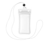 Générique Floating Waterproof Phone Pouch, 24x11cm, Transparent TPU PVC Case, Touch Screen Compatible, Security Lanyard, Swimming Gear Accessory, Mobile Protection Device