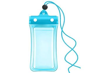 Générique Floating Waterproof Phone Pouch, 24x11cm, Transparent TPU PVC Case, Touch Screen Compatible, Security Lanyard, Swimming Gear Accessory, Mobile Protection Device