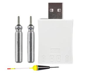 Générique Floats Fishing Battery, CR 425 Rechargeable Battery for Fishings Floats, Rechargeable CR425 USB Fishingss Floatss Batteryy, LED Fishing Floatss Light Float Fishings Accessories