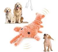 Générique Floppy Lobster Interactive Dog Toys, 2025 New Wiggly Lobster Dog Toy for Boredom,Wiggly Lobster for Small Medium Large Dogs, Moving Dog Toy, Rechargeable (Orange)
