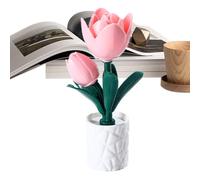 Générique Floral Lamp, Artificial Rose Freesia, Decorative Mood Lighting, Zero Assembly Required, Aesthetic Room Decoration, Home Furnishings Accessory, Small Compact Design, Office Apartment Party