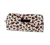Générique Floral Pencil Pouch, Cute Pencil Bag Zipper Pouch, Storage Bag Makeup Organizer, Toiletry Bag, Floral Pen Pouch for Women Girls School Supplies, 7.87x1.77x2.76 inches