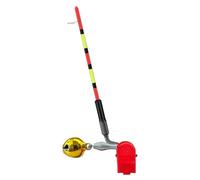 Générique Flotteur de pêche de Nuit Compact avec Alerte et Pinces sécurisées pour la pêche en Eau Douce/Eau salée