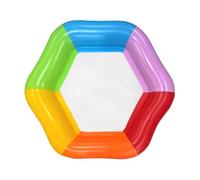 Générique Flotteur Gonflable pour Piscine Adulte Tapis Gonflable Hexagonal