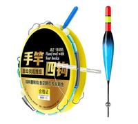 Générique Flotteurs De Pêche,Kit Ligne et Accessoires Flottants 7,9 m | Flotteur Automatique changeant de Couleur | pour Truite Bar Poisson-Chat Eau Salée Lac Étang Rivière Surf