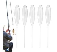 Générique Flotteurs de Pêche - Matériel de Pêche Acrylique Transparent Portable,Flotteurs et Bouées,pour Bar Poisson-Chat Eau Salée et Douce Rive Pont Rivière Ruisseau Étang Lac Père