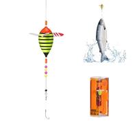 Générique Flotteurs pour Poisson-Chat, Équipement De Flotteur De Pêche, Accessoires Rotatifs De Canne À Pêche pour Eau Douce Eau Salée Rivière Lac, Voyage Camping Silure Perche Truite