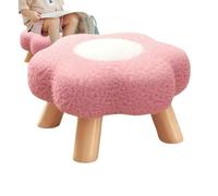 Générique Flower Ottoman Stool | Decorative Seat - Sofa Footstool | for Indoor Dorm Bedroom Living Room Nursery College Playroom Entryway Sofa Under Desk Apartment