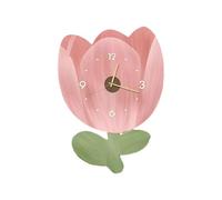 Générique Flower Wall Clock - Flower Petal Decorative Wall Art | Silent Modern Clock, Elegant Simple Walls Hanging for Office, Living Room, Bedroom, Home, Kitchen, Study, Contemporary Home Decoration