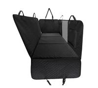 Génerique Fluffy Car Seat Covers, Housses De Siège Arrière for Animaux Compagnie avec Fond Rigide, Protection Sécurité Imperméable, Hamac, Tapis Transport, Fournitures for Chiens(Black)