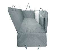 Génerique Fluffy Car Seat Covers, Housses De Siège Arrière for Animaux Compagnie avec Fond Rigide, Protection Sécurité Imperméable, Hamac, Tapis Transport, Fournitures for Chiens(Gray)