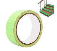 Générique Fluorescent Glow Tape - Glow In The Dark Adhesive Strip, High Visibility Marking for Stairs, Walls, Hallways, Exits, Easy Cut and Apply for Long Lasting Brightness