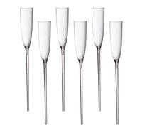 Générique Flûtes à champagne flottantes,flûtes à champagne pour piscine,Verres à vin en acrylique,flûtes à flottantes, 6 pièces | Nouveauté Drinkware jus boisson été gobelet à boire pour fête, pique
