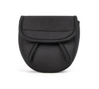 Générique Fly Fishing Reel Cover, Fishing Reel Bag, Lurch Case, Thickened Protection, Durable Fabric, Outdoor Use, 4 inches, Black, Single, Easy to Use, Versatile Use, Resistant Cotton