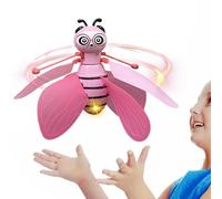Générique Flying Bee Toy - Induction Aircraft for Kids Fun | Abs Material with Hand Sensor, Educational Mini Toy, Birthday Gift Option, Boys Girls Plaything, Novel Party Entertainment