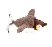 Générique Flying Bird Cat Toy, Electronic Sparrow Simulator, Touch-Activated Teaser Stick, 9.45x9.06x2.36 inches Interactive Pet Play Gadget for Indoor and Outdoor Cats and Kittens