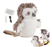 Générique Flying Bird Cat Toy, USB Charging Catnip Kitten Toy, 11x17x11cm/4.33x6.69x4.33 inches Interactive Pet Game, Realistic Simulation Bird Stuffed Animal, 100g