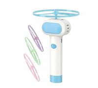 Générique Flying Disc Toy - Rechargeable Pet with Glow Propellers | Interactive Cat Dog Fetch Toy Spinner for Indoor Outdoor Training Chasing Hunting Garden Fun