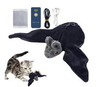 Générique Flying Flapping Bird with Catnip, Realistic Interactive Cat Feather Toy, Soft and Cozy Kitten Toy, Flapping Bird for All Breeds of Cats, Catnip Toy for Play and Exercise, Fun Cat Toy