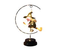 Générique Flying Witch Night Light, Gothic Lamp, Halloween Decor, Standing Illumination Piece, Bedside Accent Glow, Dorm Work Place Entry Use, Cosplay Party Display, 1.22 Inch Size