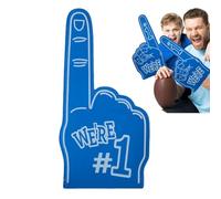 Générique Foam Finger - Cheering Mitt, 1 Piece Giant Pointing Glove for Stadium Events, Padded Handwear with Number 1 Graphic, Gear, Soft Pointer for Rallies, Games and Parades