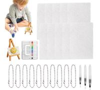 Générique Foam Texture Painting Kit Creative Bubble Art Supplies
