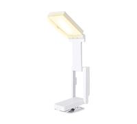 Générique Foldable Book Reading Light, Portable USB Rechargeable Lamp, Small Adjustable USB Book Lamp, Compact Light Device, Energy Efficient LED Lights, for Bedside Bedroom Study Home School Reading
