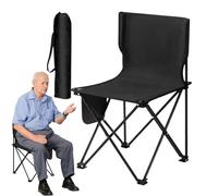Générique Foldable Camping Chair, Portable Beach Seats, Camping Gear Storage, Support 286 LBS, Lightweight Foldable Design, Perfect for Travel Picnic and Festival Use