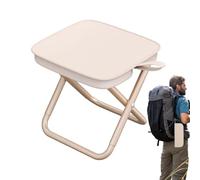 Générique Foldable Camping Chairs, Picnic Folding Stool, Camp Stool with Storage Bag, Compact Travel-Friendly Design for Hiking and Beach Trips, 11.02x10.43x9.06 inches