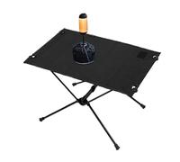 Générique Foldable Camping Table - Portable Outdoor Utility Table | Compact Travel Folding Desk, Aluminum Frame Standing Counter, Reusable Lightweight Foldable Counter, Picnic Stand for Camping Use