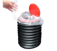 Générique Foldable Car Garbage Can 4 Liter Self Adhesive Waste Bin