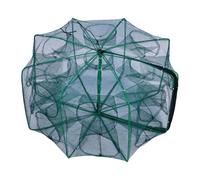 Générique Foldable Catch Net Cage, Bait Fish Trapping System, Compact Crab Minnow Capture Net Tool, Reinforced Mesh Fishing Enclosure, Portable Water Fishing Accessory Kit, Lake River Outdoor Gear