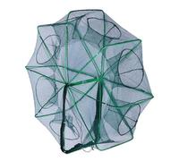 Générique Foldable Catch Net Cage, Bait Fish Trapping System, Compact Crab Minnow Capture Net Tool, Reinforced Mesh Fishing Enclosure, Portable Water Fishing Accessory Kit, Lake River Outdoor Gear