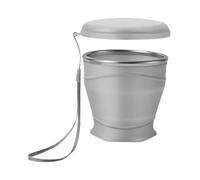 Générique Foldable Cup - 8.8oz/260ml Food Grade Silicone Drinking Cups | Leakproof Cold Beverage Mug | Silicone Portable Drinking Cups For Camping Backpacking Outdoors Travel Women Men Kids Family