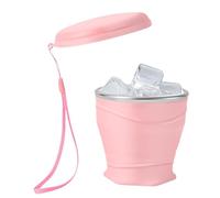 Générique Foldable Cup - 8.8oz/260ml Food Grade Silicone Drinking Cups | Leakproof Cold Beverage Mug | Silicone Portable Drinking Cups For Camping Backpacking Outdoors Travel Women Men Kids Family