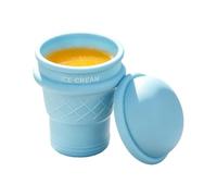 Générique Foldable Cup - Silicone, Ice Cream Shape Portable Water Bottle, Travel Mug | Reusable Drinking Cup For Home, Workplace, School, Gym, Camping, Beach, Hiking, Backpacking Use