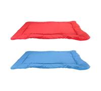 Générique Foldable Dog Bed, Waterproof Washable Roll Up Pet Mat, Portable Travel Crate Cushion, 35.43x23.62x1.18 inches for Small Medium Large Breeds, Indoor Outdoor Camping, Hiking, Car Use
