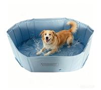 Générique Foldable Dog Pool - Foldable Kitten Wading Bathtub Water Toys | Backyard Cat Bathtub 73x47x23CM | For Small Medium Large Breeds Indoor Outside Home Garden Yard Camping Beach Travel