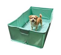 Générique Foldable Dog Pool | Portable Non-Slip Cat Pool | Pet Bathtub | 80x40x20cm Pet Bathtub For Cat Beach Playground | Backyard Home Summer