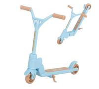Générique Foldable Finger Scooter, Two Wheel Desk Gadget, 10.5x6x8.5cm Fingertip Scooters with Non-Slip Build, Mini Scooter Toy, Desk Scooters with Playful Design for Kids Party Home