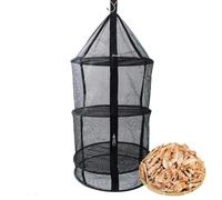 Générique Foldable Hanging Mesh Drying Rack with Shears - Dry Everything Anywhere | Zipper Access Plant Drying Rack | for Fruits Seafood Clothing, Space-Saving Portable Includes Garden Tools