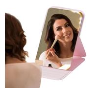 Générique Foldable Makeup Mirror - Multifunctional Soft PU Leather Cover