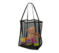 Générique Foldable Mesh Beach Bag - Toy Storage Tote For Pool Boating, Breathable Nylon Travel Bag For Sand Toys, Lightweight Portable Mesh Tote For Picnic, For Camping Lake Water Park Outdoor Cruise