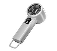 Générique Foldable Personal Fan, USB Cooling Gadget, 6.42x7.36x3.43 Inches Portable Device with Rechargeable Power, Handheld Tool, Modern Fan with Sleek Style, Travel Accessory for Home and Office