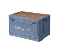 Générique Foldable Storage Bin - Foldable Outdoor Camping Storage Bins, F́oldable Śtorage Box for Garage Organization, Stackable Garden Tools Box Containers Camping Accessories