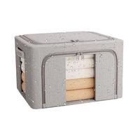 Générique Foldable Storage Boxes, Oxford Cloth 15.75x11.81x7.87 Inch | Stackable Sto?age Bins with Under Bed Storage Box, 24L Large Capacity, Heavy-Duty Zipper, Closet Organizer, Dorm, Travel