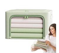 Générique Foldable Storage Boxes, Oxford Cloth 15.75x11.81x7.87 Inch | Stackable Stořage Bins with Under Bed Storage Box, 24L Large Capacity, Heavy-Duty Zipper, Closet Organizer, Dorm, Travel